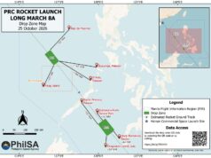 Rocket debris ng China posibleng bumagsak sa dagat ng Pilipinas – PhilSA