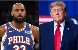 LeBron binira ni Trump sa ginawa habang tinutugtog ang natioal athem