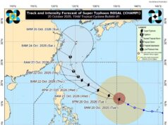 ST Rosal, nasa loob na ng PAR; signal no. 1 itinaas sa ilang bahagi ng hilaga, timog Luzon
